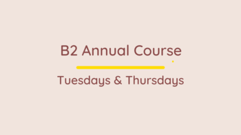 Cambridge B2 Annual Course